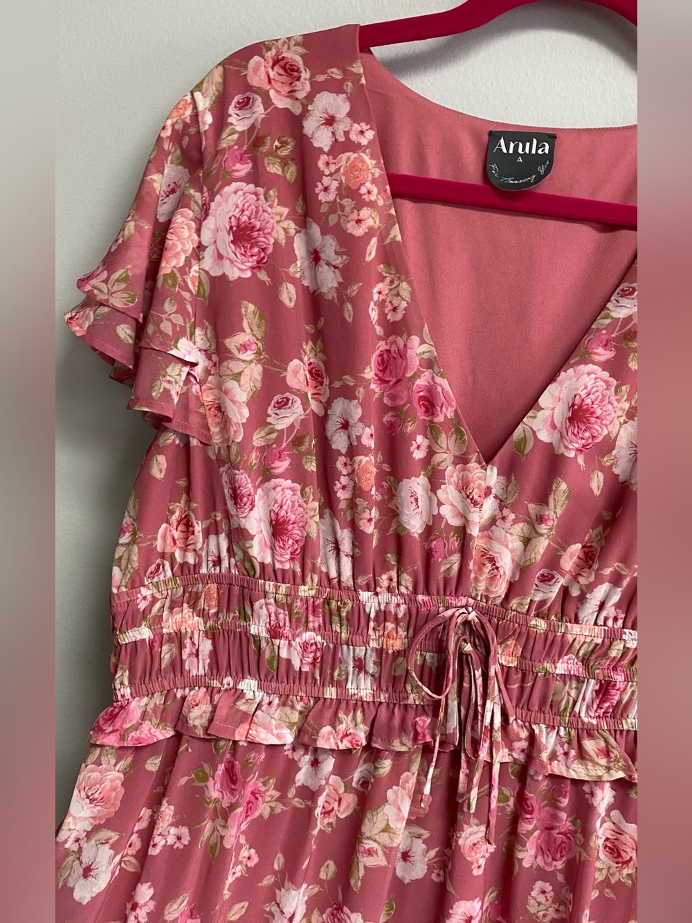 STUNNING ARULA FLORAL MAXI DRESS - SIZE 1X (A) - Picture 5 of 14